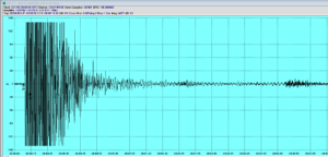 Campi Flegrei, scossa sismica di Md. 3.8 alle ore gmt 20:00:08 prof.2.7 del 31/07/2026 -dati Ingv- registrazione sismica stazione radioamatoriale di Calvizzano IK8SCR.